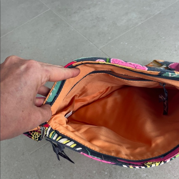 Vera Bradley Jazzy Blooms Floral Flap Crossbody Bag - Picture 2 of 3
